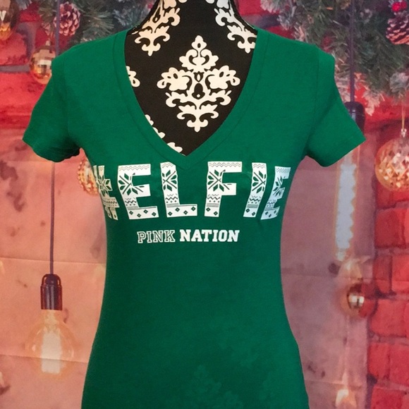 Victoria's Secret Christmas tee "#Elfie" 106 - Picture 1 of 4